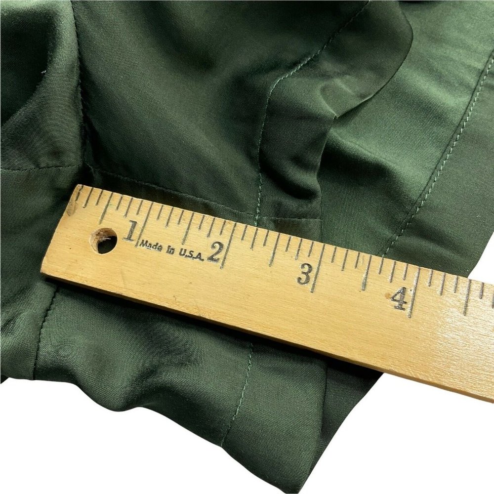 Chaser Romper Womens Size M Green Silky Feel Drawstring Shorts Button Up Nwt $88 - Picture 9 of 9